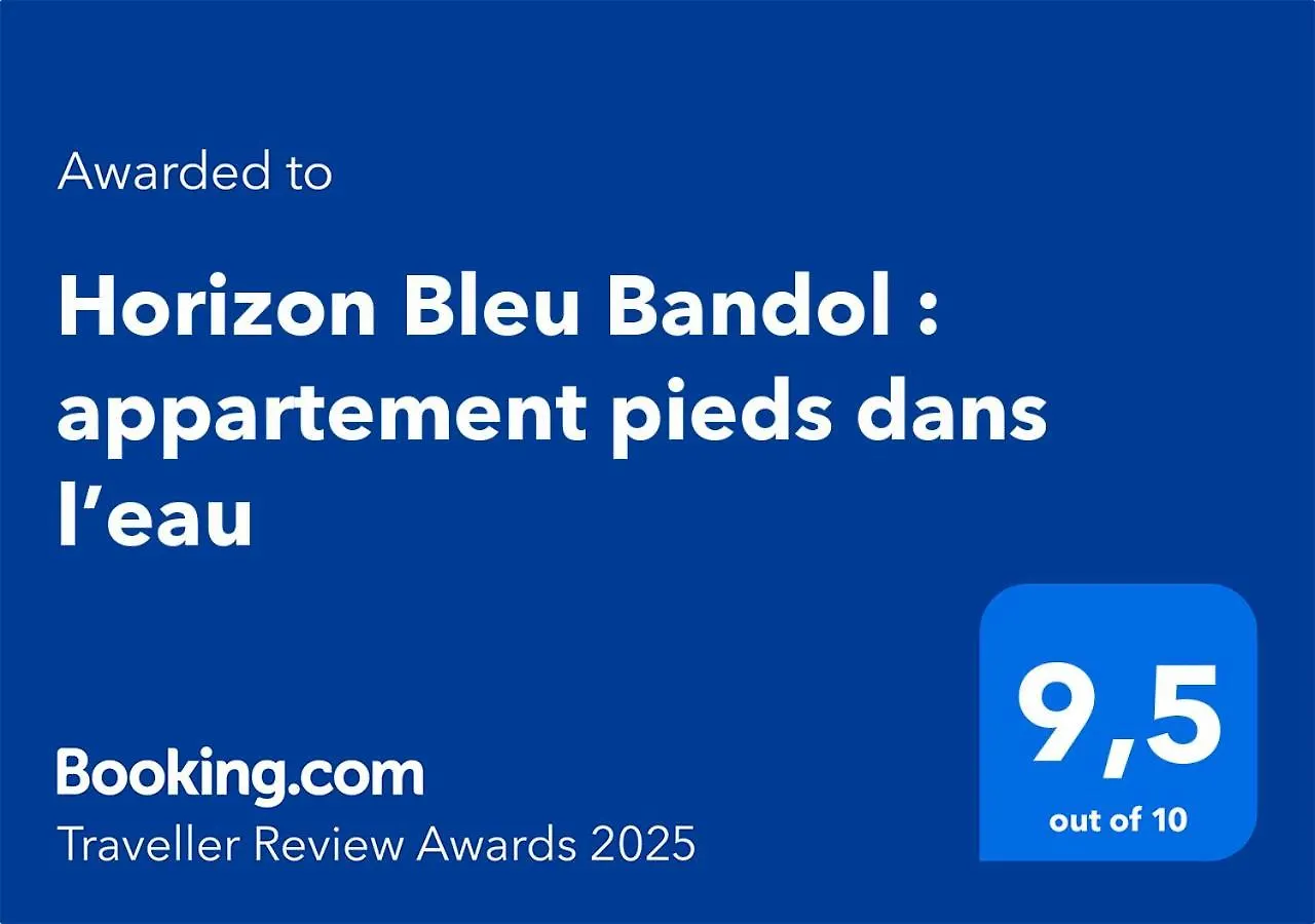 Apartment Horizon Bleu Bandol : Appartement Pieds Dans L'Eau